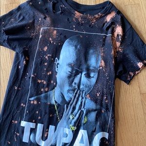 Distressed hip-hop tee, size small